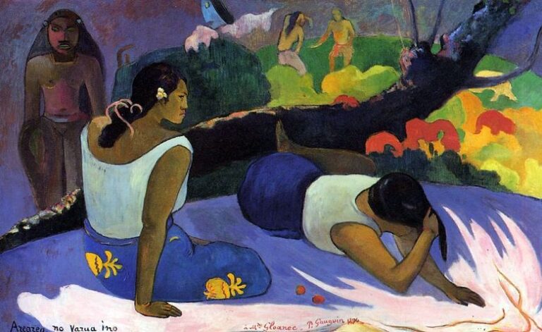 Arearea des mauvais esprits – Paul Gauguin Paul Gauguin