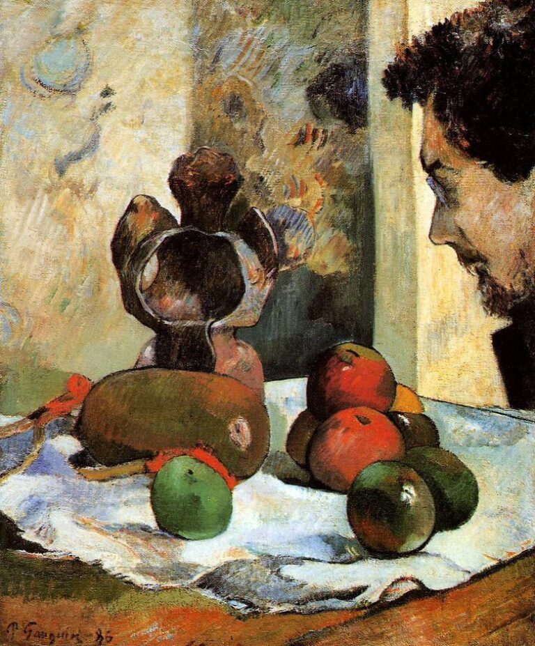 Nature morte avec le profil des Charles Laval – Paul Gauguin Paul Gauguin