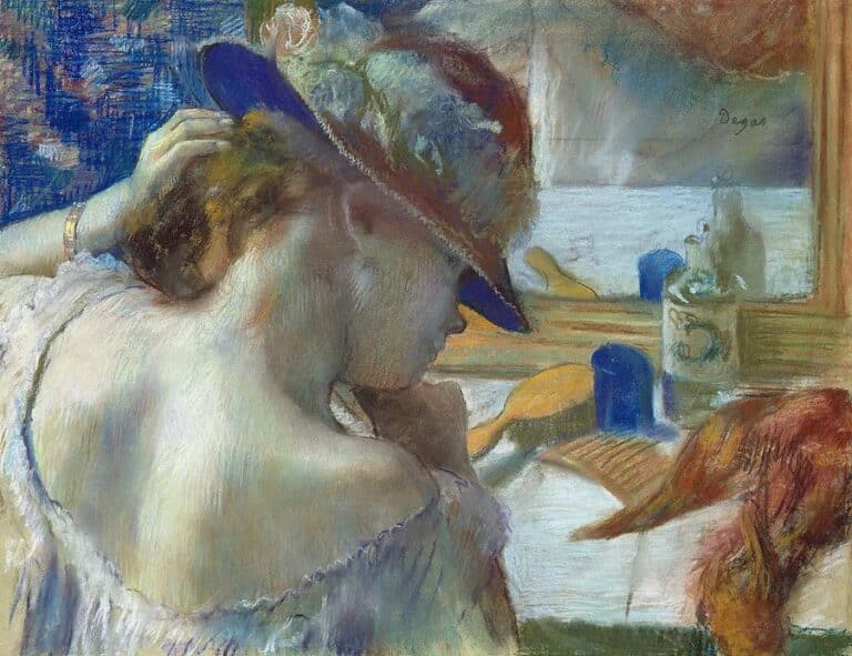 Devant le miroir – Edgar Degas Edgar Degas