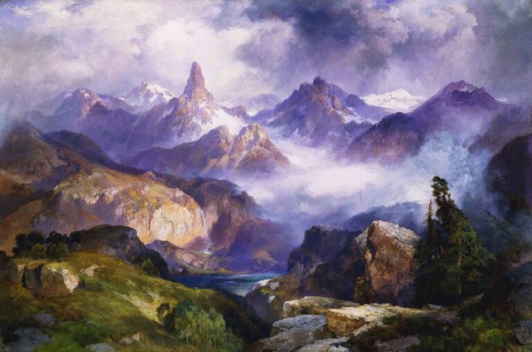 Pic de l’indice, parc national de Yellowstone – Thomas Moran Thomas Moran