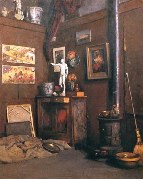 Intérieur d’un studio – Caillebotte Gustave Caillebotte