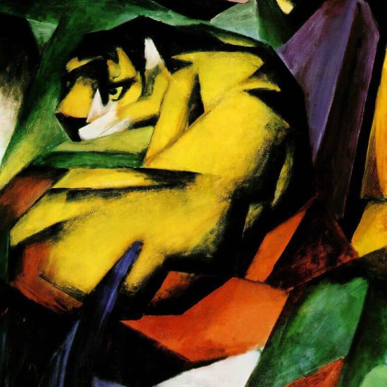 Le tigre jaune – Franz Marc Franz Marc