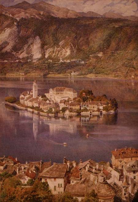 Isola San Giulio, lac d’Orta – Edward Poynter Edward Poynter