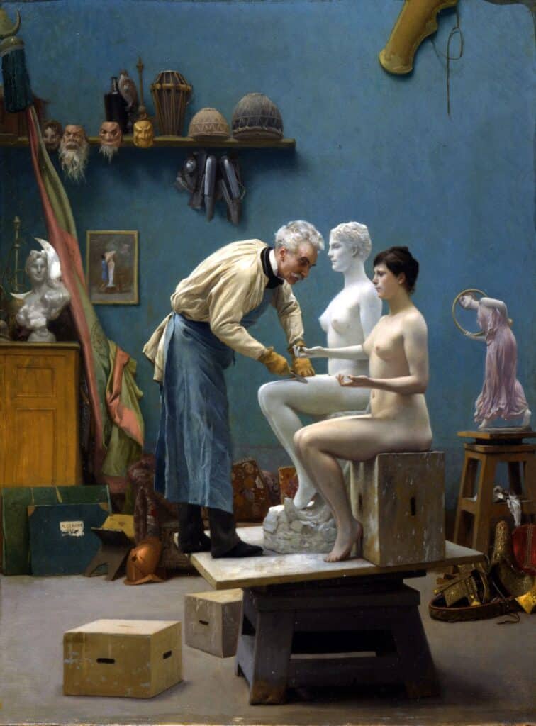 L’artiste sculptant le Tanagra – Jean-Léon Gérôme Jean-Léon Gérôme