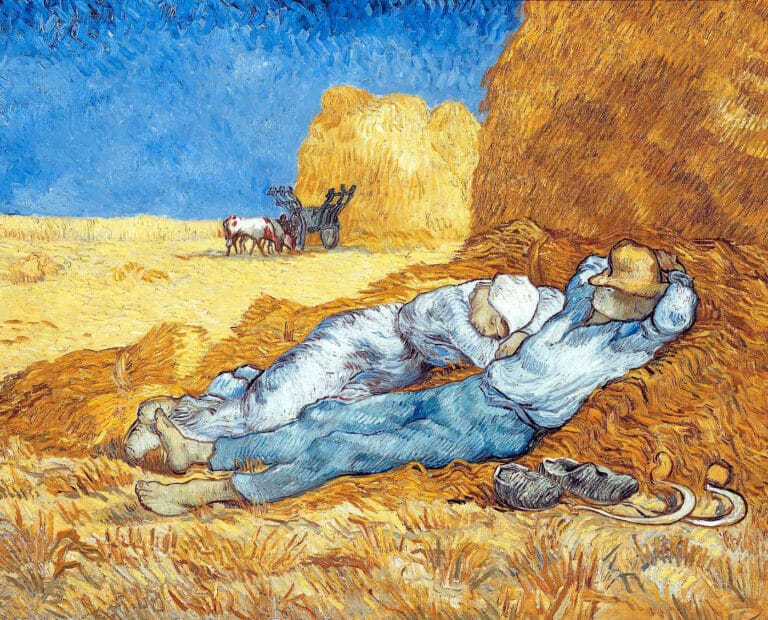 La Méridienne (la sieste) – Van Gogh Tableaux Populaires