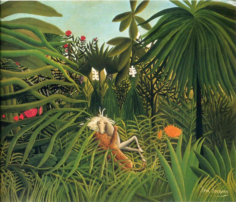 Jaguar attaquant un cheval – Henri Rousseau Henri Rousseau