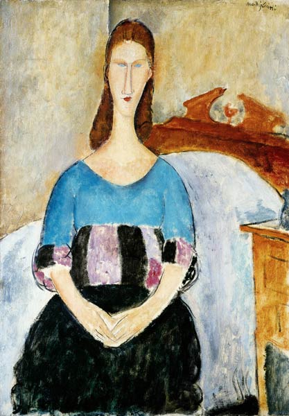 Jeanne Hébuterne en pull – Amedeo Modigliani Amedeo Modigliani