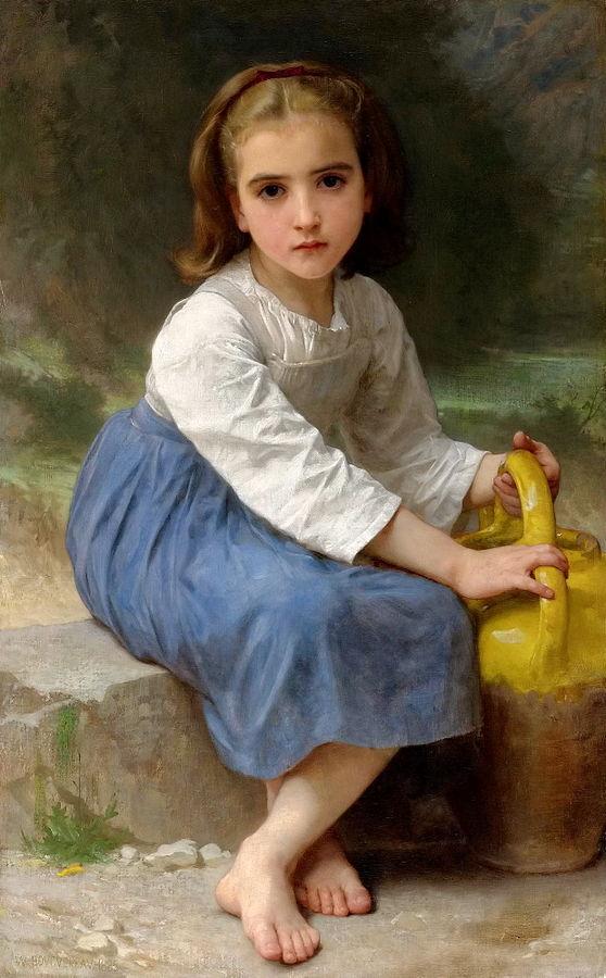 Jeune fille avec une cruche – William Bouguereau William Bouguereau