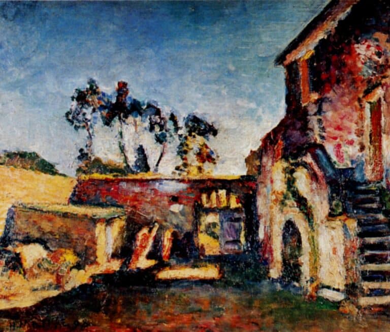 La cour du moulin – Matisse Henri Matisse