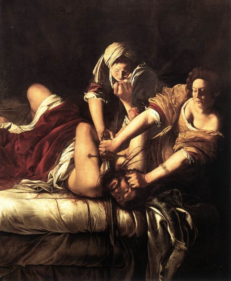 Judith décapitant Holopherne – Artemisia Gentileschi Artemisia Gentileschi