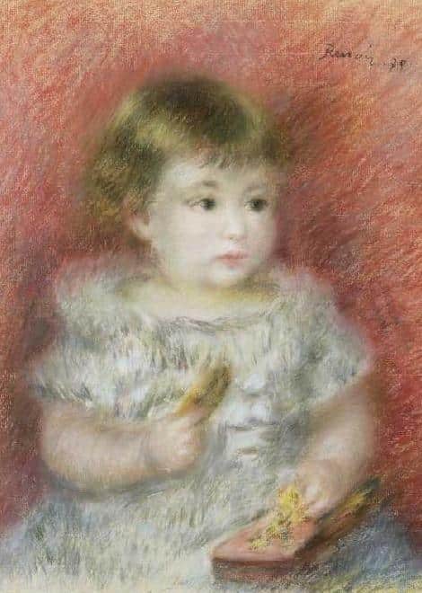 Petite fille avec le jouet – Pierre-Auguste Renoir Pierre-Auguste Renoir