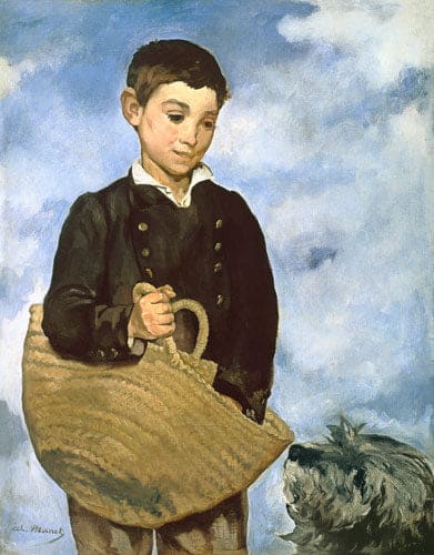 Garçon avec le panier et le chien – Edouard Manet Édouard Manet