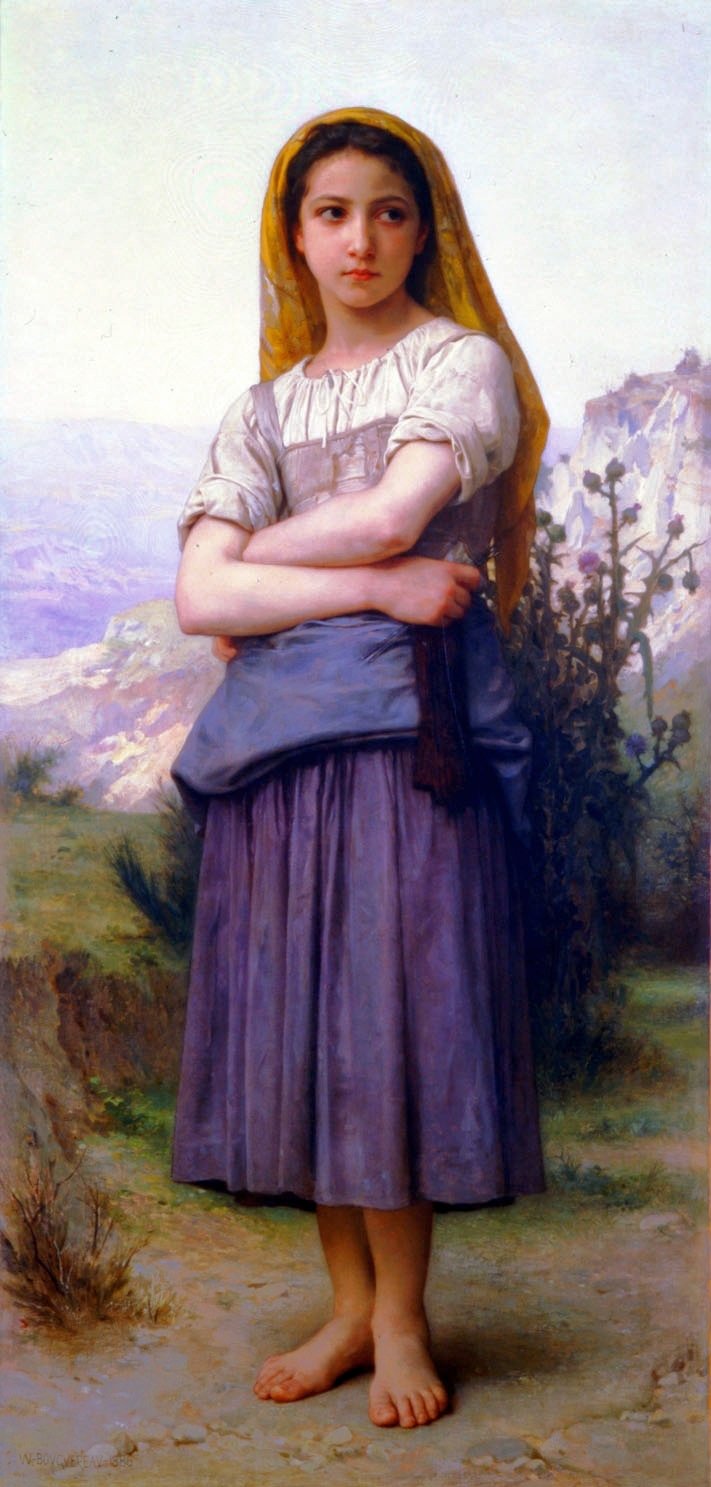 Machine à tricoter – William Bouguereau William Bouguereau