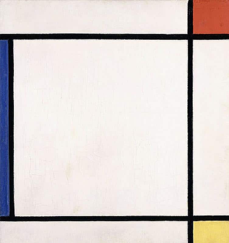 Composition III de rouge, jaune, bleu – Mondrian Piet Mondrian