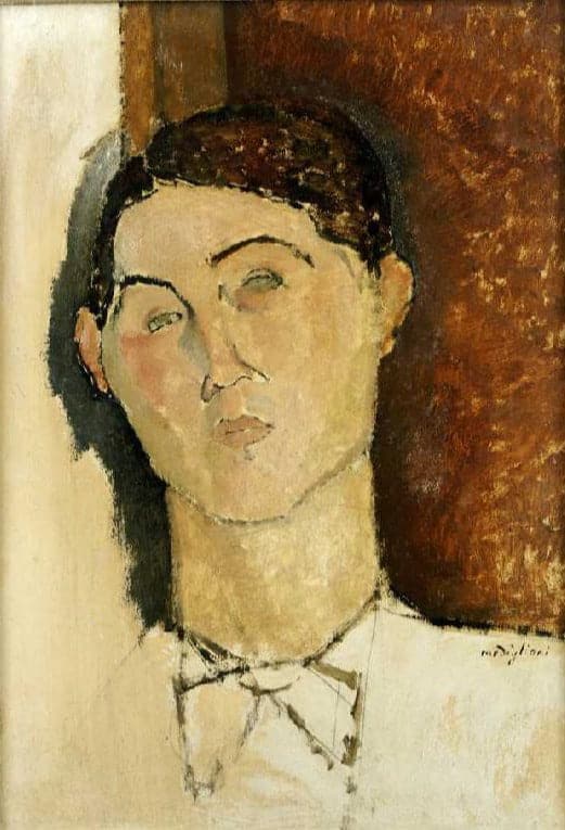 Tête d’un jeune homme – Amadeo Modigliani