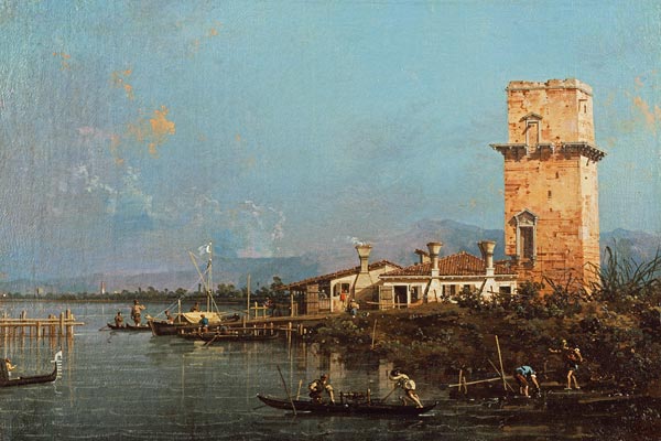 La tour de Malghera (huile sur toile) – Giovanni Antonio Canal Giovanni Antonio Canal