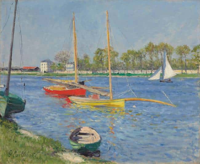 La Seine à Argenteuil – Caillebotte Gustave Caillebotte