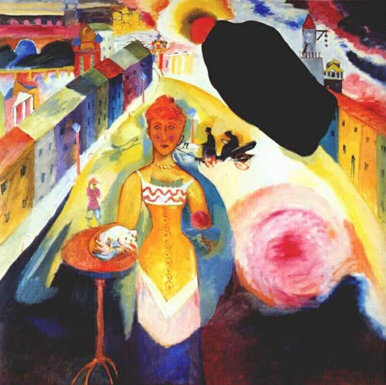 Dame à Moscou – Vassily Kandinsky Vassily Kandinsky