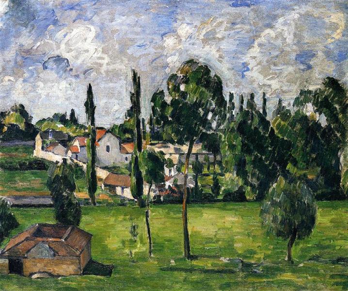 Paysage avec ligne d’eau, c.1879 – Paul Cézanne Paul Cézanne