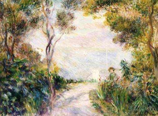 Paysage, fin du chemin (vue de Naples) – Pierre-Auguste Renoir Pierre-Auguste Renoir