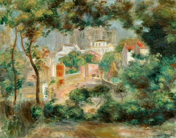 Paysage avec l’vue de Sacré-Coeur – Pierre-Auguste Renoir Pierre-Auguste Renoir