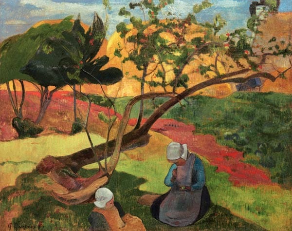 Paysage avec des femmes bretonnes – Paul Gauguin Paul Gauguin