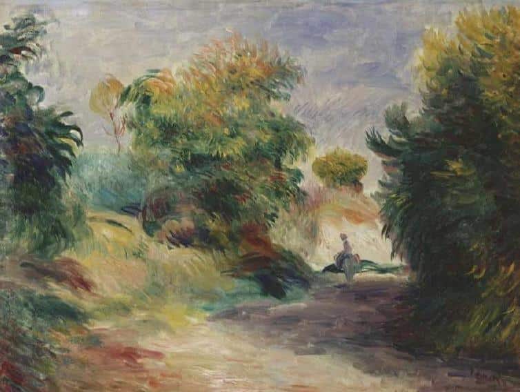 Paysages près de Cagnes – Pierre-Auguste Renoir Pierre-Auguste Renoir