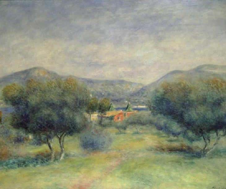 Paysage à Toulons – Pierre-Auguste Renoir Pierre-Auguste Renoir