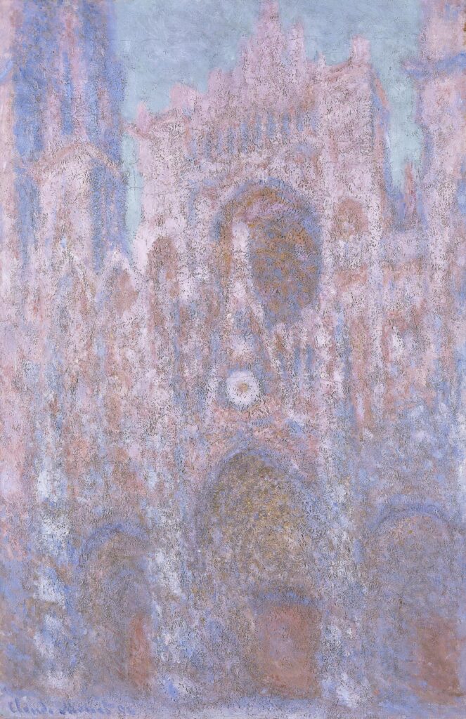 La Cathédrale de Rouen. Symphonie en gris et noir (W1323) – Claude Monet Cathédrales de Rouen de Claude Monet