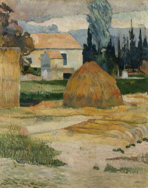 La Meule, environs d’Arles ou Ferme à Arles – Paul Gauguin Paul Gauguin