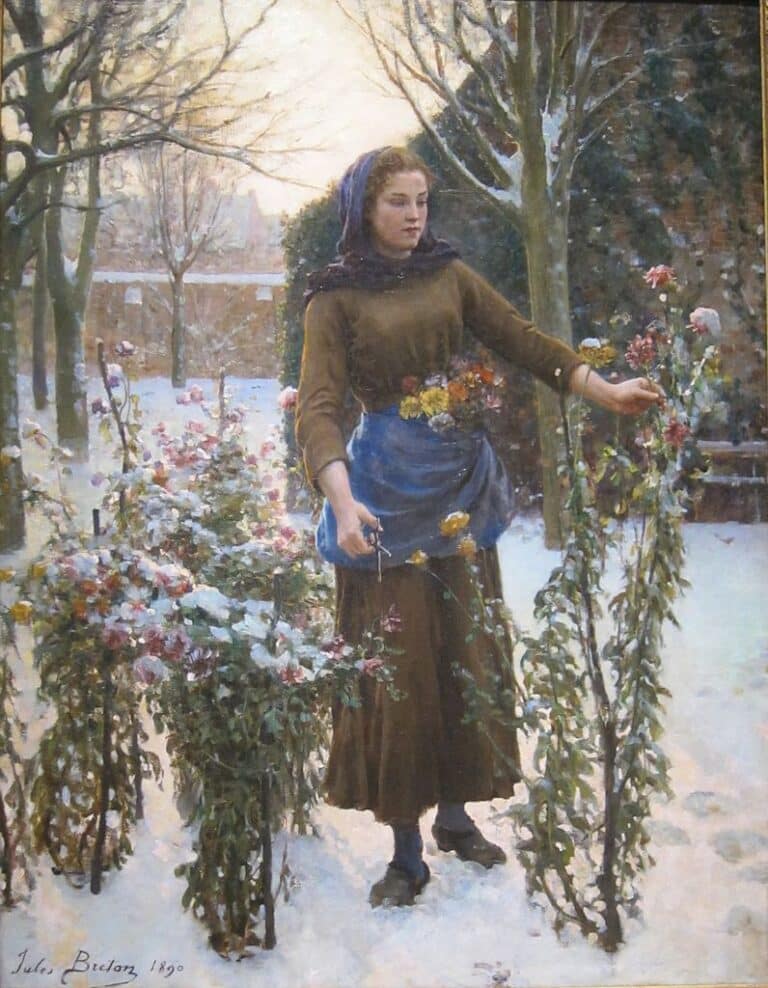 Dernières Fleurs – Jules Breton Jules Breton