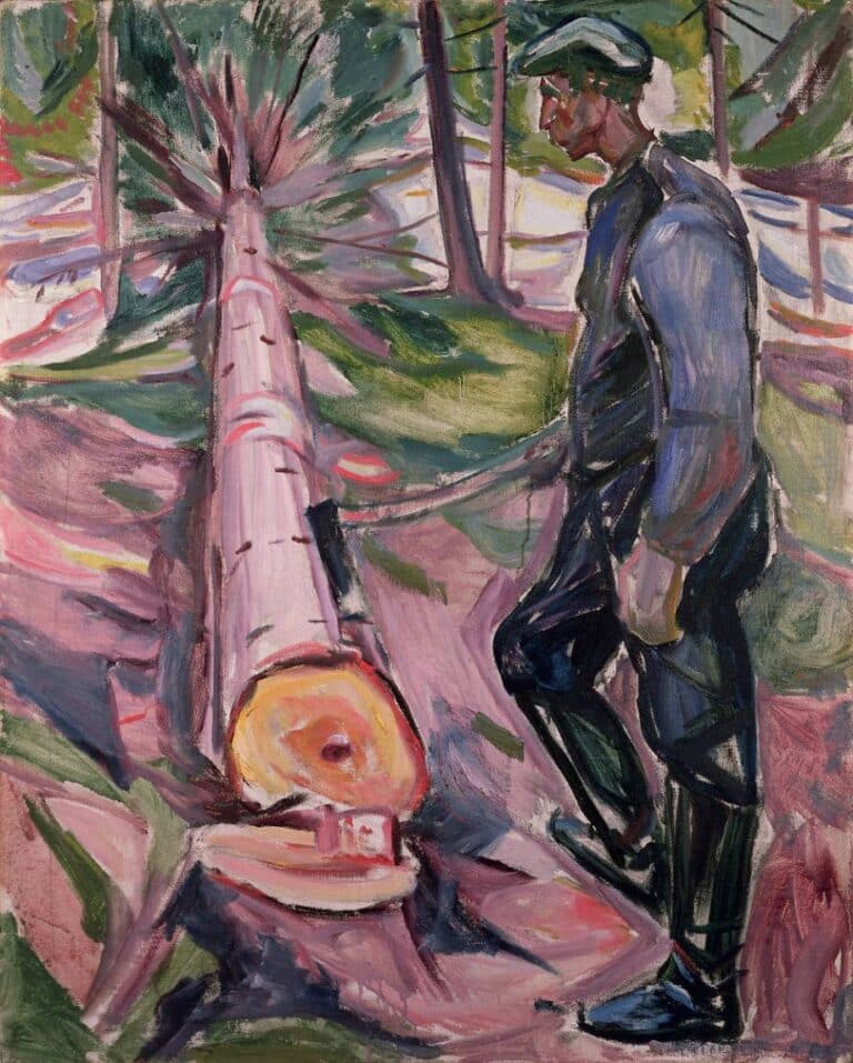 Le Bûcheron – Edvard Munch Edvard Munch