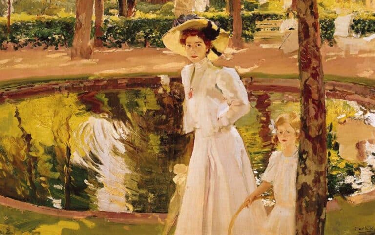 Marianne dans les jardins – Sorolla Joaquín Sorolla