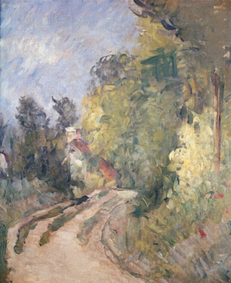 Tournant de la route sous les arbres – Paul Cézanne Paul Cézanne