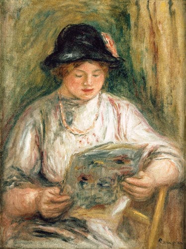 Femme lisant – Pierre-Auguste Renoir Pierre-Auguste Renoir