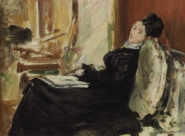 Jeune femme lisant – Edouard Manet Édouard Manet