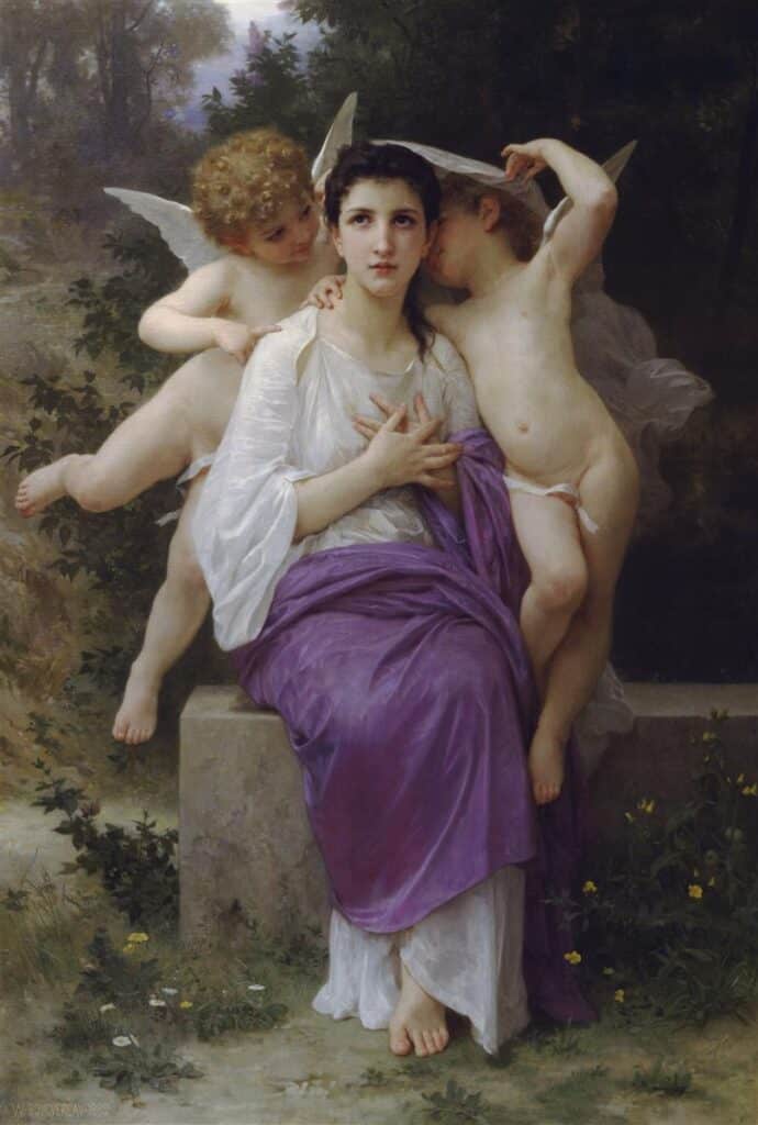 Leveil Heart – William Bouguereau William Bouguereau