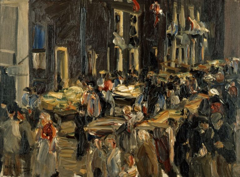 Ruelle de juif à Amsterdam – Max Liebermann Max Liebermann