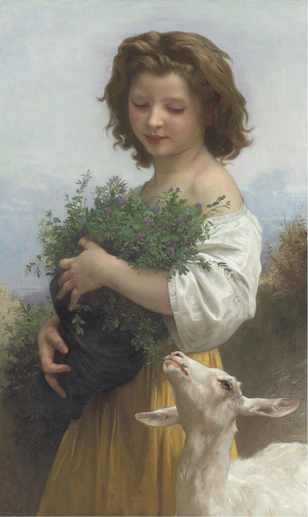 Petite Esmeralda – William Bouguereau William Bouguereau