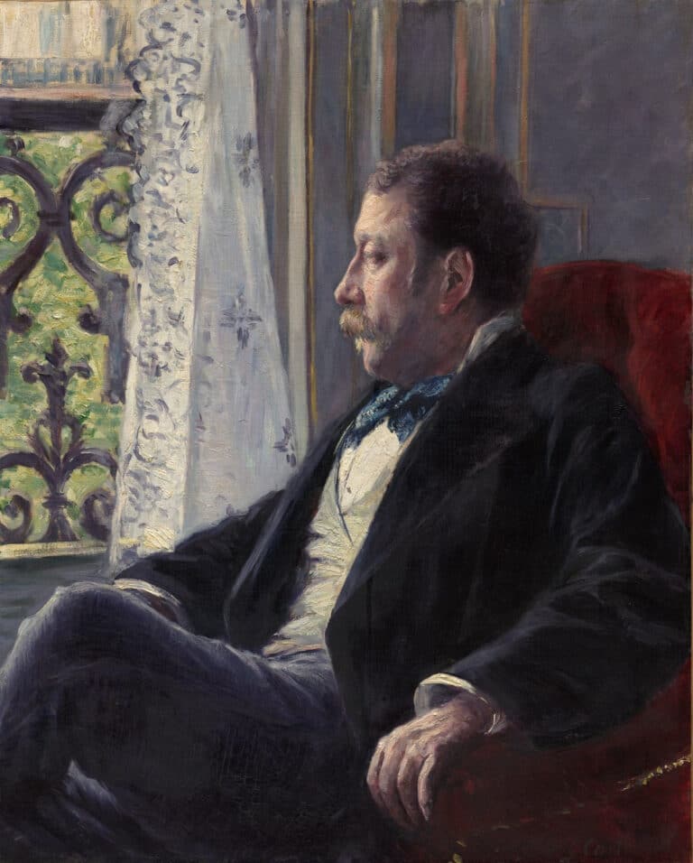 Portrait d’un homme – Caillebotte Gustave Caillebotte