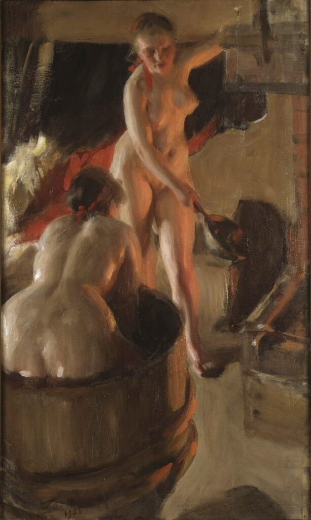 Filles de Dalécarlie au bain, 1906 – Anders Zorn Anders Zorn