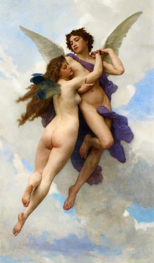 Amour et Psyché – William Bouguereau William Bouguereau