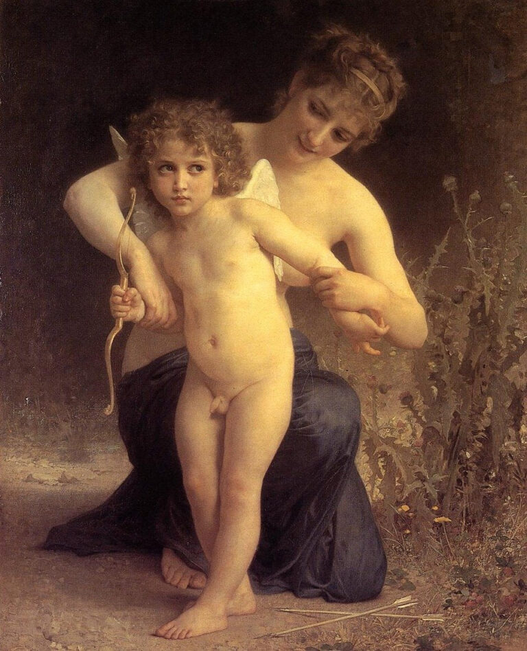 L’amour désarmé – William Bouguereau William Bouguereau