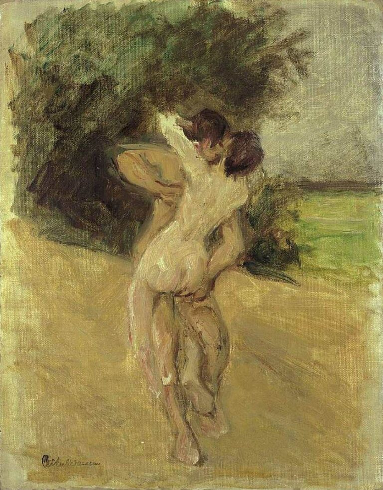 Scène d’amour – Max Liebermann Max Liebermann