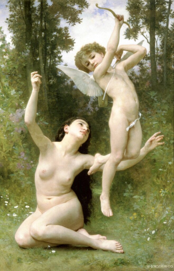 L’amour s’envole – William Bouguereau William Bouguereau