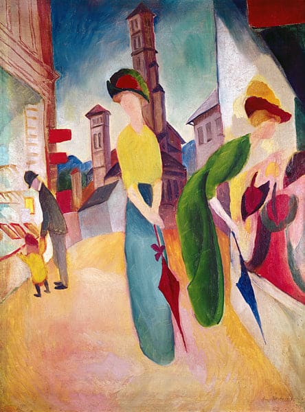 Devant le magasin de chapeaux – August Macke August Macke