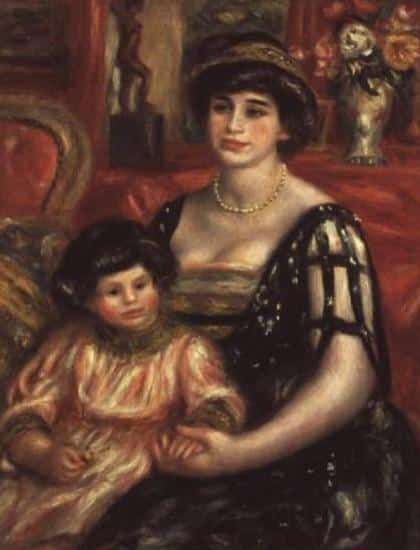 Madame Josse Bernheim-Jeune et son fils Henry – Pierre-Auguste Renoir Pierre-Auguste Renoir