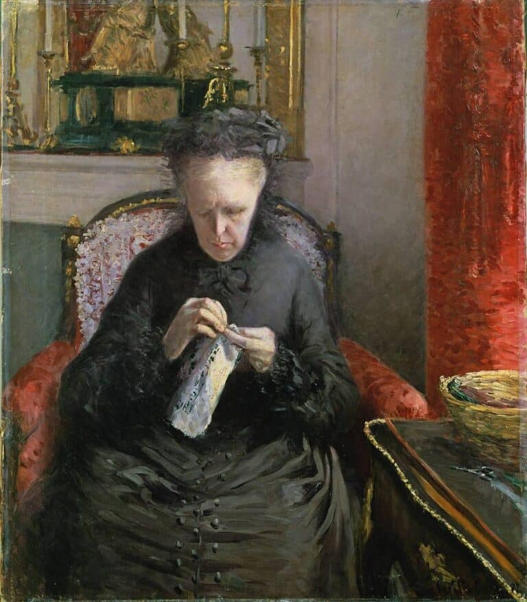 Portrait de Madame Martial Caille – Caillebotte Gustave Caillebotte