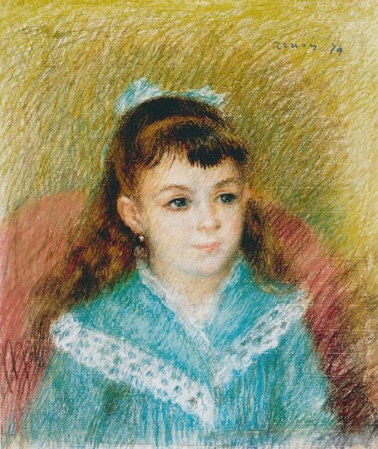 Portrait d’une jeune fille (Elisabeth Maître) – Pierre-Auguste Renoir Pierre-Auguste Renoir