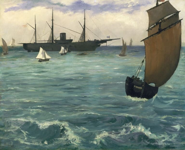 Le Kearsarge à Boulogne – Edouard Manet Édouard Manet